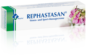 REPHASTASAN® Creme, ist eine Venen-, Sport- und Massagecreme und kombiniert wirksame pflanzliche Extrakte nach einer seit Jahrzehnten bewährten Rezeptur und ist universell einsetzbar.